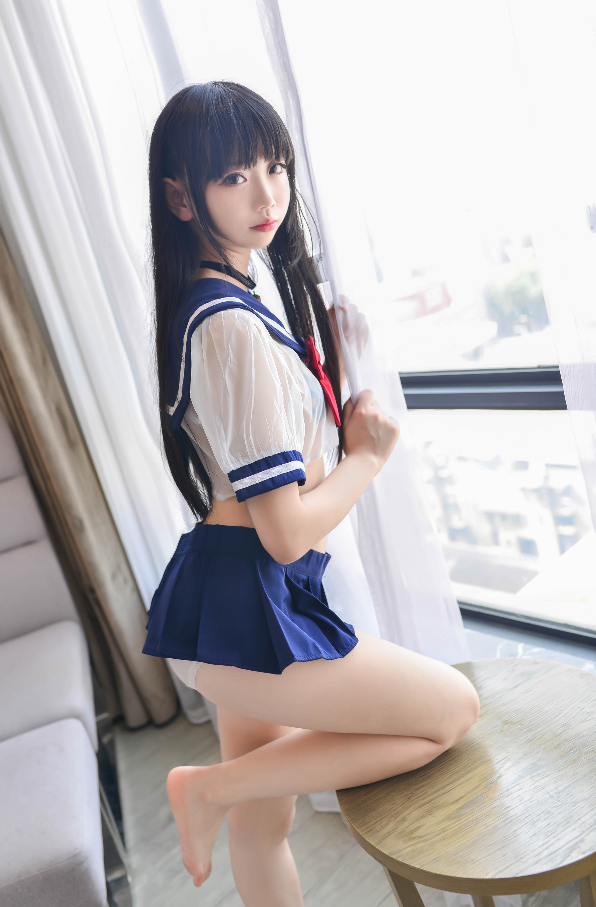 图片[1]-雪琪SAMA – NO.023 透明JK[20P]-XikXak